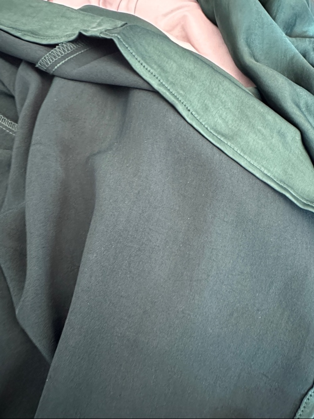 APRICOT Emerald Green Satin Ruched Midi Dress - Picture 7 of 9